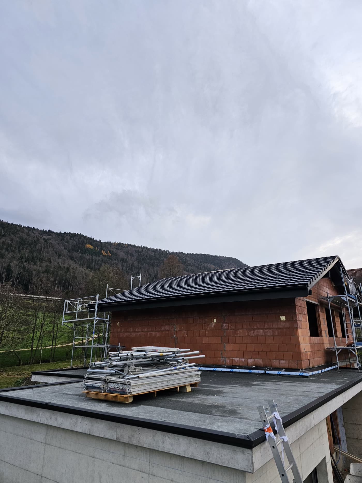 Toiture neuve dans le Jura